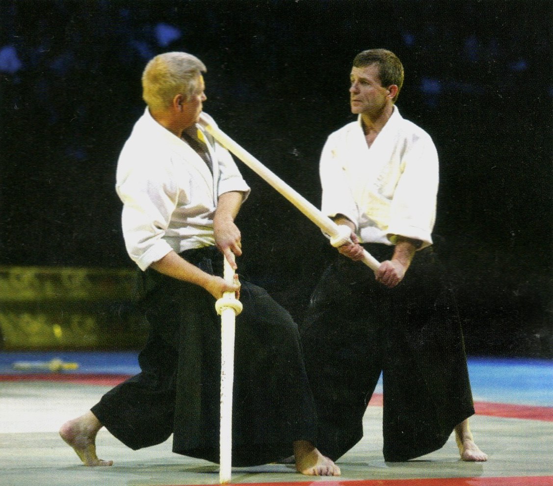Démonstration de ken-jutsu d'Arnaud Waltz et Michel Lapierre à Bercy en 2009