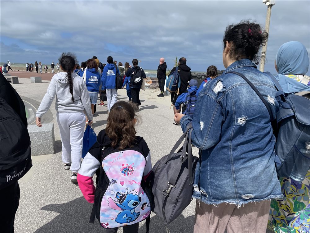 Sortie du club en bord de mer